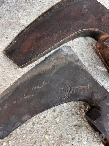 Стари големи брадви с печат, снимка 2 - Други инструменти - 50739305