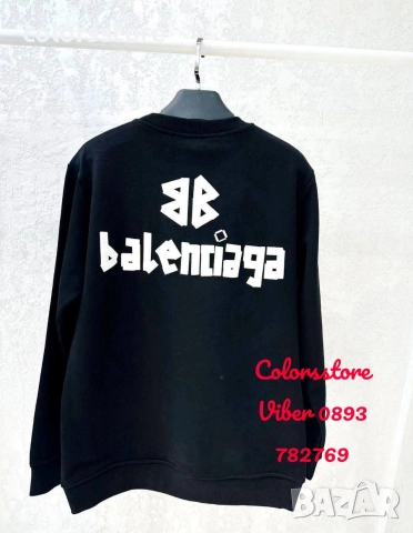 Мъжка Черна блуза Balenciaga VL591