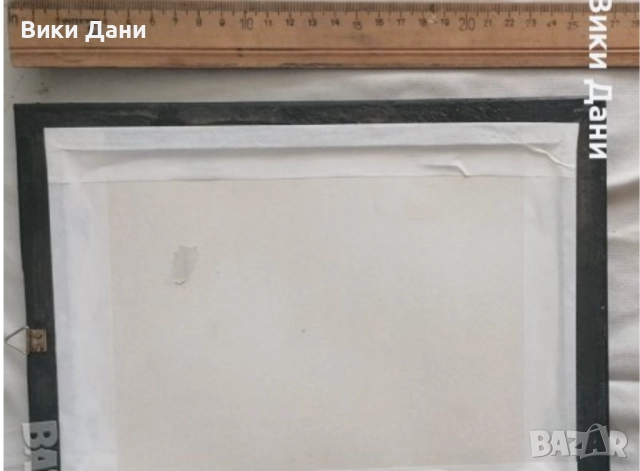 стъклописи дървена рамка 1980, снимка 7 - Картини - 42782543