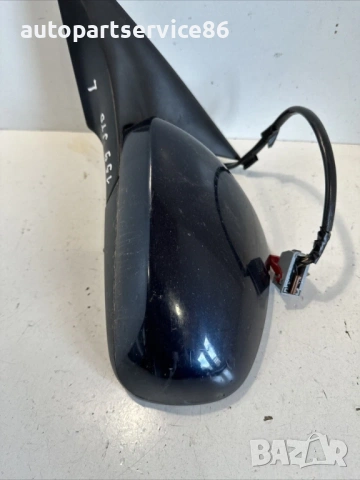 Ляво странично огледало, синьо за Alfa Romeo 159 Sportwagon 2.0 M-Jet (2009), снимка 4 - Части - 53209755