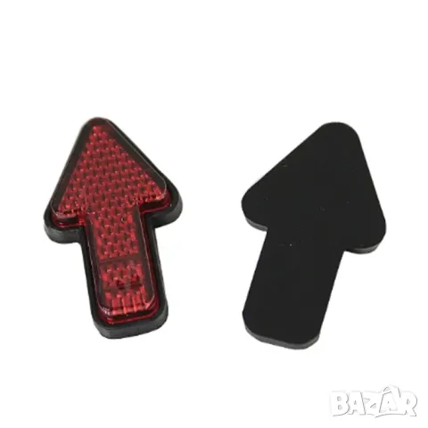 Червени светлоотразителни ленти 6 броя 50 x 15 mm, снимка 2 - Аксесоари и консумативи - 55863299