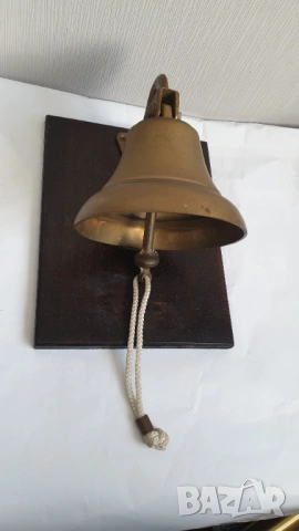Бронзова корабна камбана, снимка 2 - Антикварни и старинни предмети - 53748070
