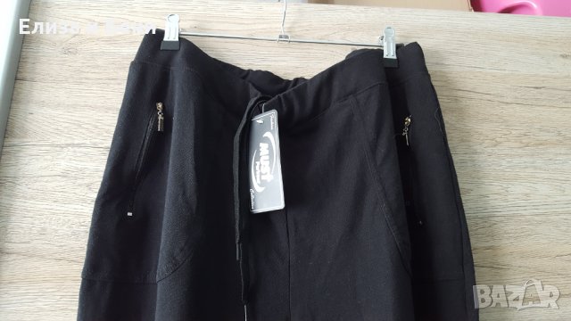 нов памучен спортен панталон долнище-с широк ластичен колан и джобове, с етикет, снимка 4 - Спортни екипи - 35955856