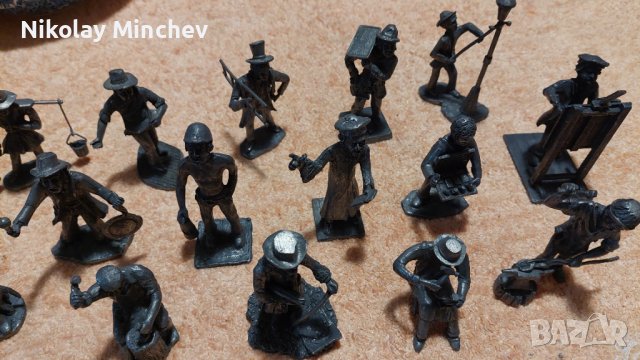 Колекция калаени фигури" Стари занаяти ", снимка 10 - Колекции - 41860623