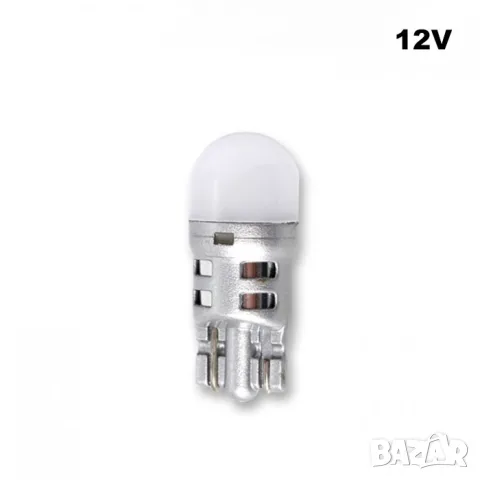 LED крушки T10 12V 8000K 2 броя
