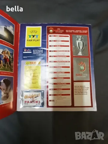  КОЛЕКЦИОНЕРСКИ АЛБУМ ФУТБОЛ UEFA EURO 2008, снимка 2 - Антикварни и старинни предмети - 49236332