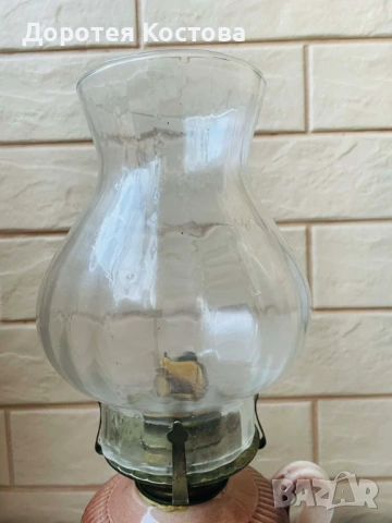 Красива керамична лампа от Англия, снимка 8 - Антикварни и старинни предмети - 53821273