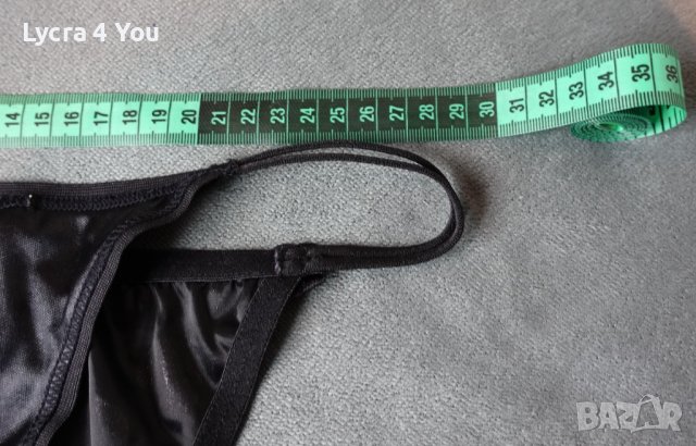 C&A Lingerie XS/S черни лъскави прашки със златни сърца, снимка 17 - Бельо - 40080299