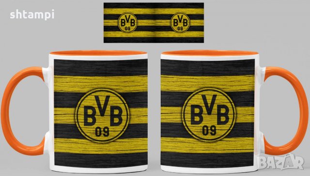Чаша Борусия Дортмунд Borussia Dortmund Керамична, снимка 6 - Фен артикули - 34783754