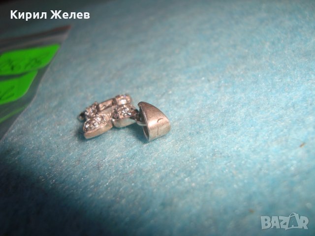 СРЕБЪРНО МИНИАТЮРНО СКЪПОЦЕННО КРЪСТЧЕ СРЕБРО 925 с ИНКРУСТИРАНИ КАМЪНИ ЦИРКОНИ 25678, снимка 8 - Колиета, медальони, синджири - 35804421