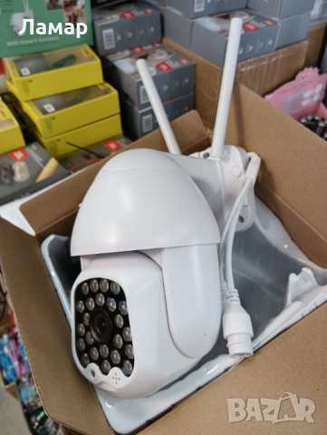 WiFi безжична IP камера 2MP FULL-HD 1080P с нощно виждане,LED въртяща на 360, снимка 3 - IP камери - 32401909