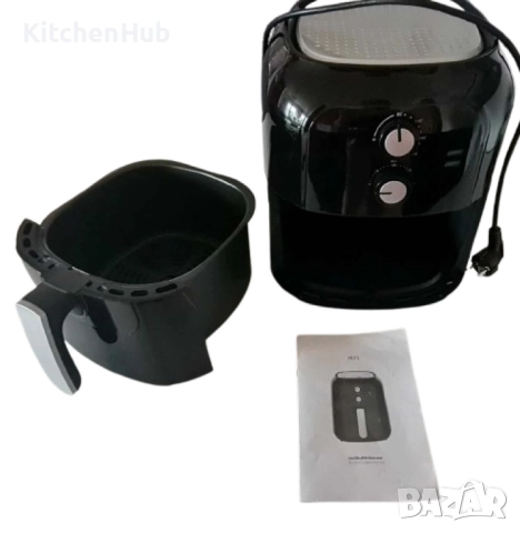 Немски XXL Фритюрник с горещ въздух – 5,5 литра, снимка 2 - Фритюрници - 52382513