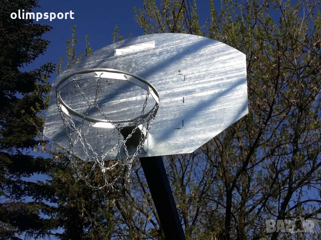 Баскетболен ринг нов вандалоустойчив горещо поцинкован – изработен от плътен стоманен профил 20 мм –