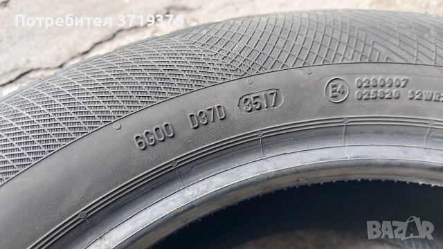 Зимна гума 225 55 17 Continental един брой , снимка 3 - Гуми и джанти - 52971351