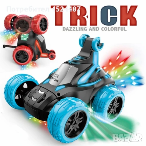 Луда музикална кола със светлини и въртене на 360°, снимка 2 - Коли, камиони, мотори, писти - 51319980