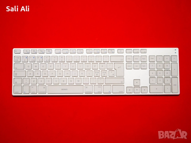 DELTACO TB-402 Bluetooth алуминиева клавиатура Mac iOS Nordic layout