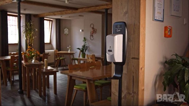 IKRA Touchless Care 2в1 поставка за дезинфекция и дозатор за сапун, включително 3x FFP2 маска, снимка 7 - Други - 39976723