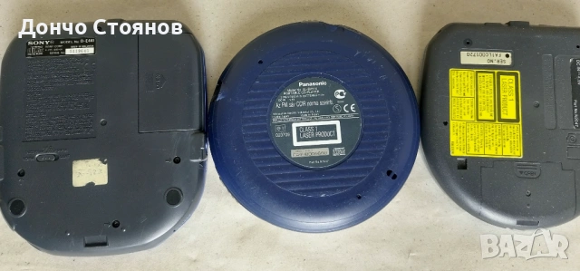 Лот 10 преносими CD плеара DISCMAN за ремонт или за части, снимка 6 - Други - 53560009
