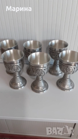 Чаши за вино от калай Antik * Vintage #115