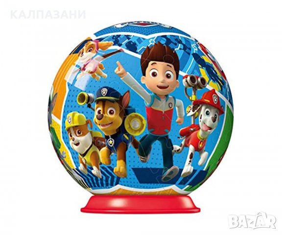 3D Пъзел Ravensburger 11917  топка 54 ел. - Пес Патрул , снимка 6 - Игри и пъзели - 35992671