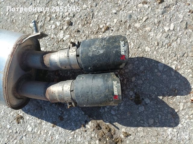 Оригинална изпускателна система Акрапович с клапи за Audi S5 F5, снимка 3 - Части - 52256350