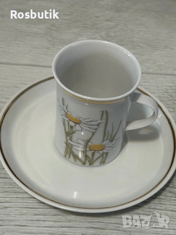 Нов старинен български сервиз за кафе , снимка 3 - Сервизи - 53454833