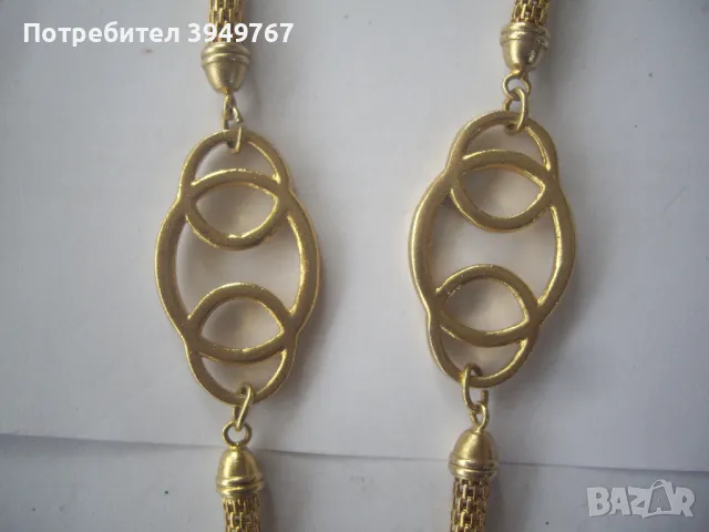 Красиво позлатено ланче., снимка 4 - Колиета, медальони, синджири - 49696037