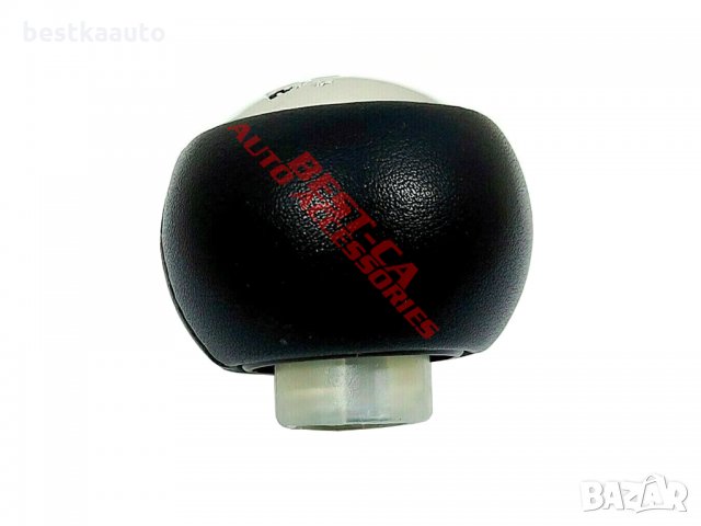 Топка за скоростен лост Пежо/Ситроен 5 скорости + адаптер естествена кожа, снимка 4 - Аксесоари и консумативи - 34292709