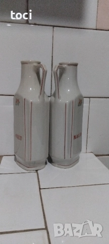 стари порцеланови съдове за оцет и олио , снимка 2 - Други ценни предмети - 51703654