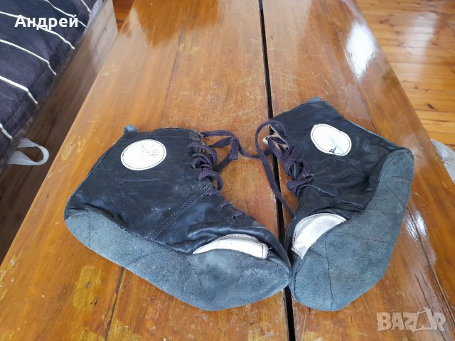 Стари кожени обувки #2, снимка 2 - Антикварни и старинни предмети - 39543679