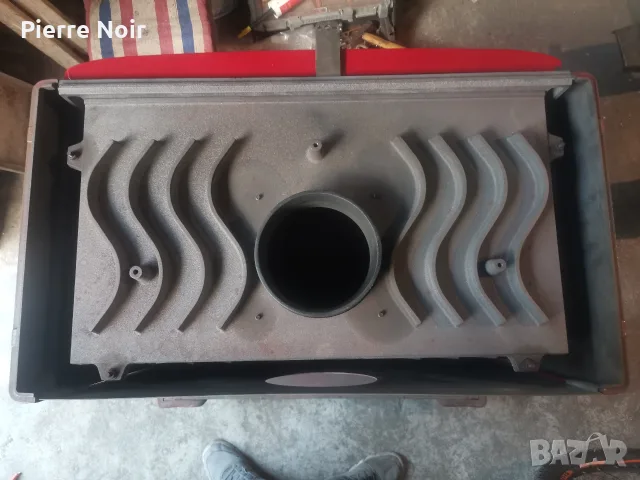 Чугунена печка 12kW, снимка 8 - Камини - 56116269