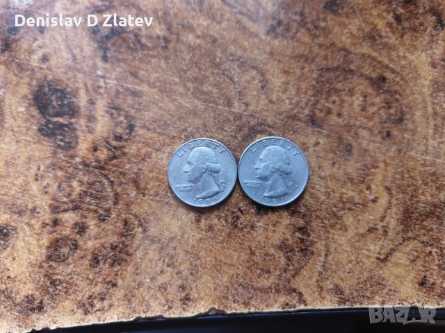 Четвърт [1/4] Долар монети 1986-1987