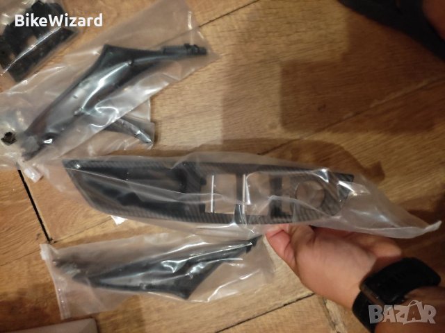 HommyFine BMW 5 F10 F11 Интериор на дръжката на вратите карбон ефект НОВИ, снимка 4 - Аксесоари и консумативи - 42004588