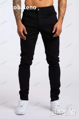 Мъжки плътни тесни дънки, 2цвята , снимка 5 - Дънки - 41841740