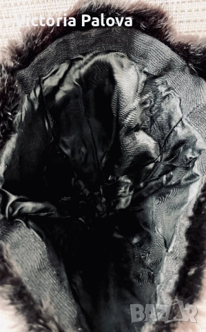 Шапка от заек с лъскав косъм  за модерни малки момичета, снимка 10 - Шапки - 52268547