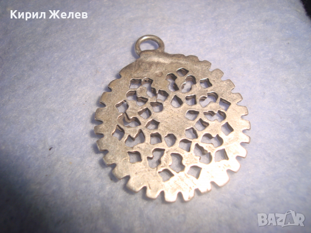 ПОСРЕБРЕН АЖУРЕН АРТ МЕДАЛЬОН МАЙСТОРСКА СТАРА ИЗРАБОТКА 25352 , снимка 5 - Антикварни и старинни предмети - 36245550