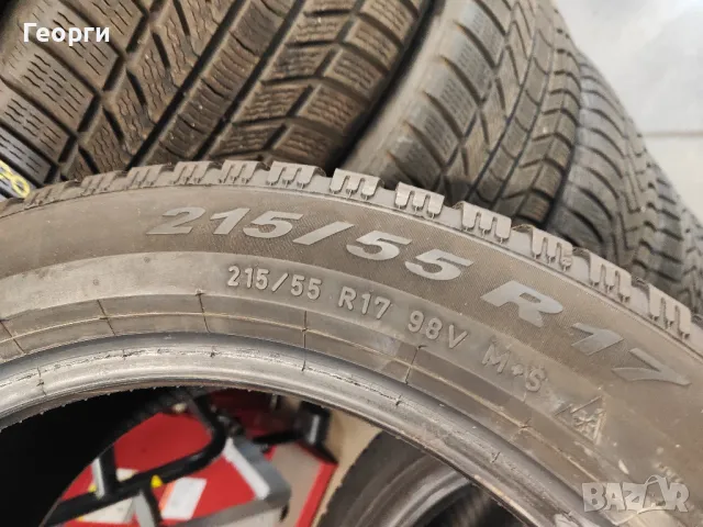 2бр.зимни гуми 215/55/17 Pirelli, снимка 6 - Гуми и джанти - 48640156