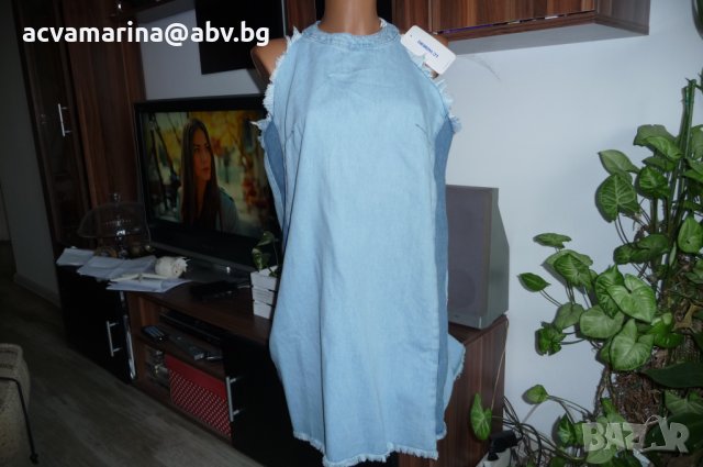 нова дънкова рокля /рокля от деним / на LC Waikiki, снимка 2 - Рокли - 40779460