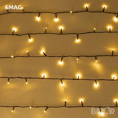 60 вътрешни-външни слънчеви LED лампи със сензор за светлина 10,3 м - топло бяло S_1204161, снимка 2 - Соларни лампи - 49921278