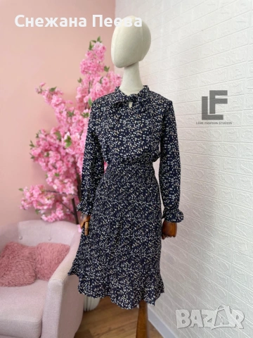 Нови дамски елегантни рокли с дълъг ръкав, снимка 2 - Рокли - 52299842