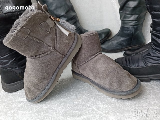 UGG® дамски боти, ботуши, 100% естествена кожа, N-35 , снимка 7 - Дамски боти - 44354316