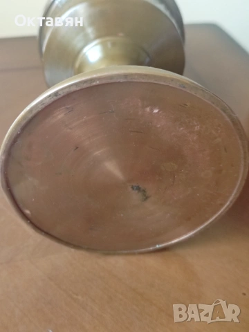 Гасена лампа бронз/месинг/мед, снимка 8 - Антикварни и старинни предмети - 53832794