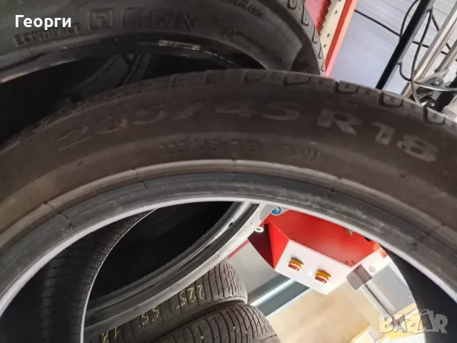 2бр.летни гуми 235/45/18 Pirelli, снимка 5 - Гуми и джанти - 56343236