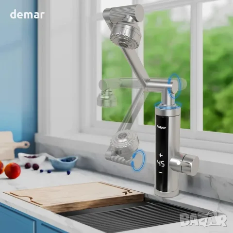 Електрически смесител за мигновено затопляне на вода, 220 V