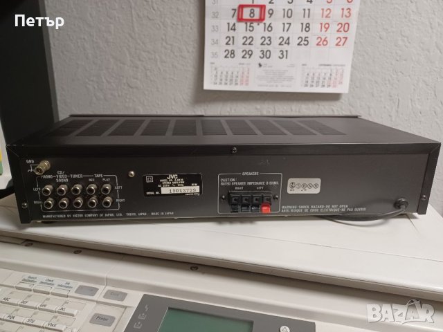 Усилвател JVC A-GX1B. 80W, снимка 6 - Ресийвъри, усилватели, смесителни пултове - 41788466