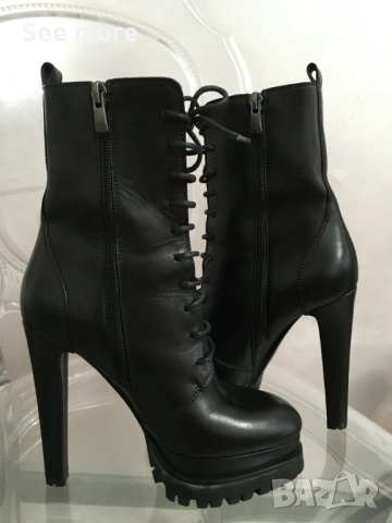 DJOFRA елегантни боти естествена кожа 36, снимка 7 - Дамски боти - 52867822