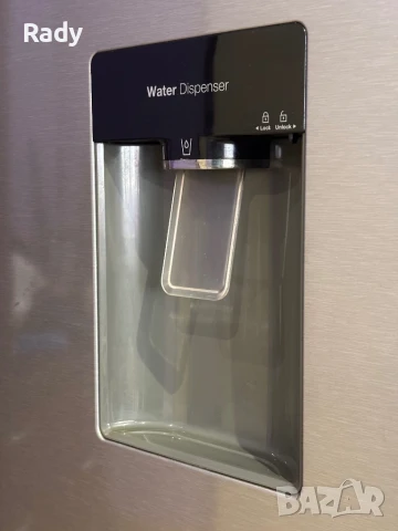 Хладилник с долен фризер Samsung, диспенсър и инверторен компресор, снимка 5 - Хладилници - 50686656