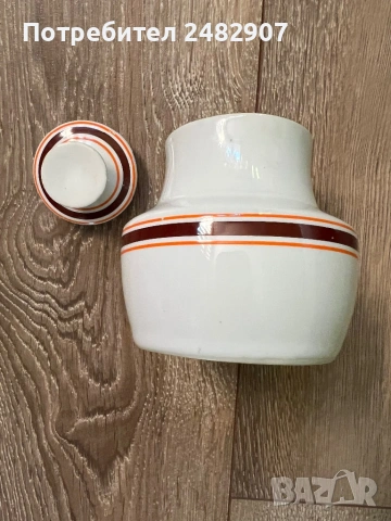 Стара порцеланова захарница, снимка 6 - Антикварни и старинни предмети - 53627405