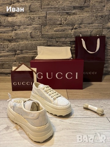 Gucci Tennis 1977 Дамски Обувки, снимка 2 - Кецове - 53020925