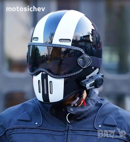 МОТОЦИКЛЕТНА КАСКА СТИЛ Yakuza, снимка 4 - Аксесоари и консумативи - 51655171